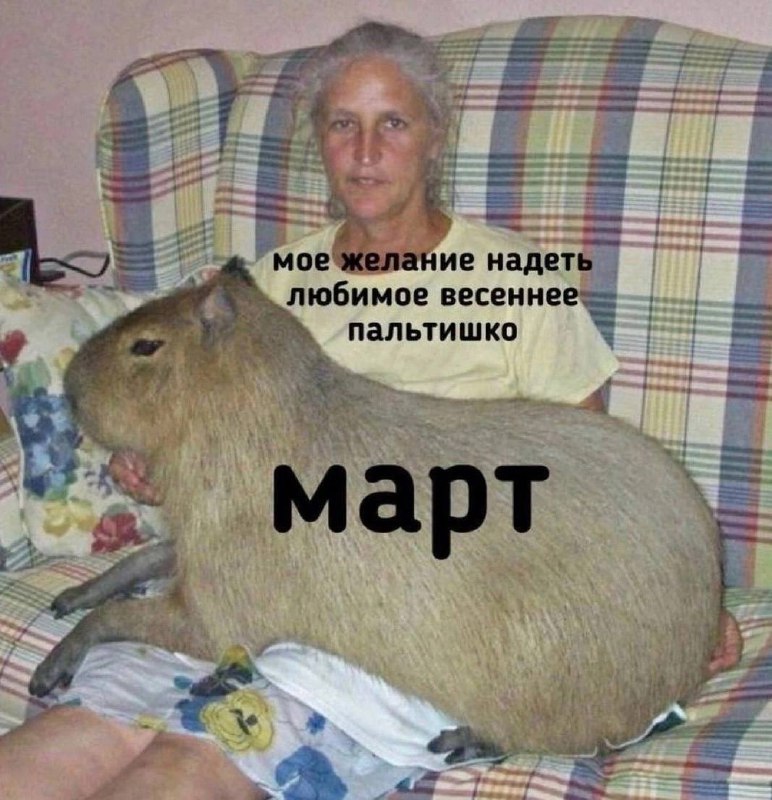 Мое желание надеть любимое весеннее пальтишко. Март